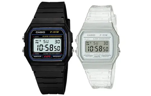 CASIO Unisex Pair Table Series Black Watch