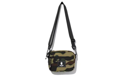 A BATHING APE Fabric Crossbody Bags Unisex Dark Camouflage