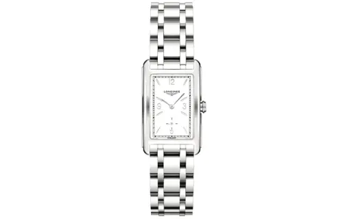 LONGINES Quartz Movement 30m Waterproof Women's Watch 37mm*23.3mm White Dial Stainless Steel Case