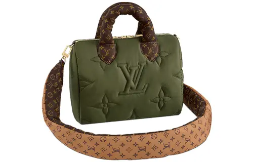 LOUIS VUITTON Speedy Bandouliere 25 Khaki Green