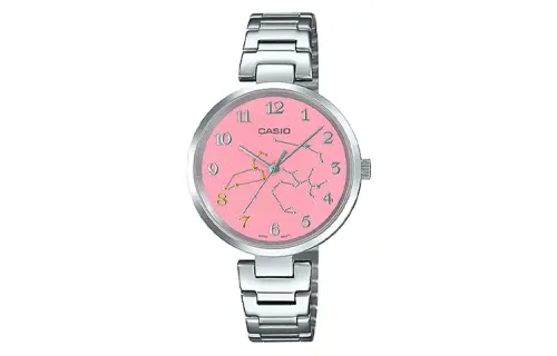 CASIO Women's Standard Series 32mm Pink Watch LTP-E02D-4A