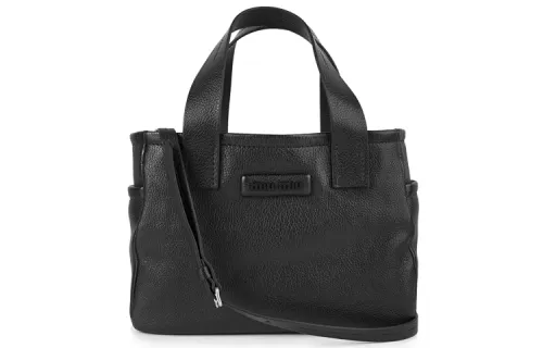 MIU MIU Sheepskin Handbag Unisex Black