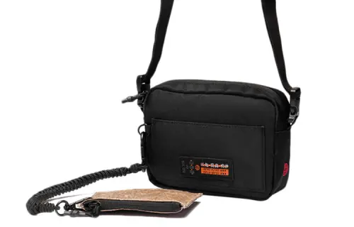 Li Ning Solid Color Fabric Backpack Shoulder Bag Regular Unisex Black