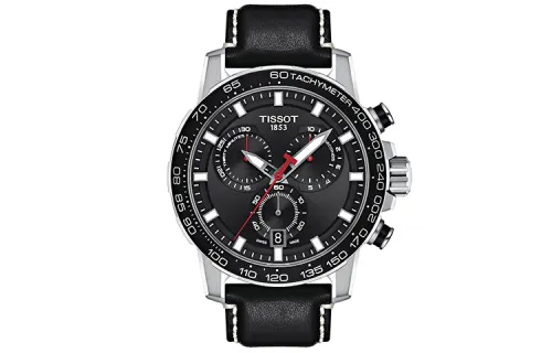 TISSOT Daring Collection Quartz Movement Men's Watches Watch 45.5mm Black Dial Stainless Steel Case