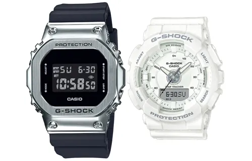 CASIO Unisex Pair Table Series Black Watch