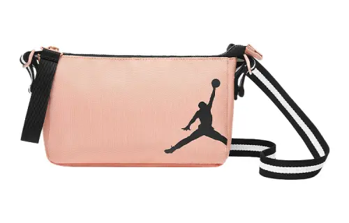 Jordan Polyester Shoulder Bag, Crossbody Bag Regular Unisex Pink
