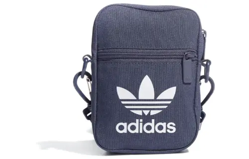 Adidas Originals Polyester Sports Bag, Shoulder Bag Regular Unisex Dark Gray & Navy Blue