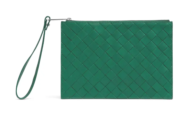 Bottega Veneta Cow Leather Wallet Mini Men's Racing Green