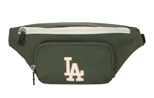 MLB Nylon Fabric Polyester Fanny Pack Regular Unisex Army Green