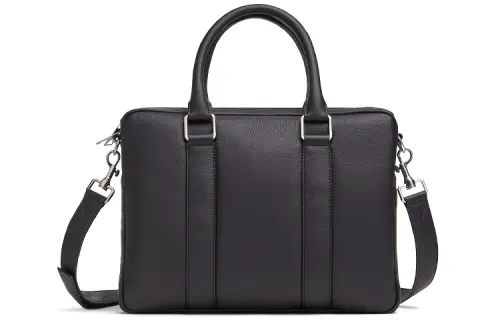 Bottega Veneta Controller Cow Leather Shoulder Bag, Crossbody Bag, Handbag, Briefcase Men's Black