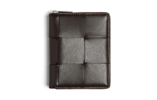 Bottega Veneta Bottega Veneta Luggage Collection Leather Wallet Mini Men's Black