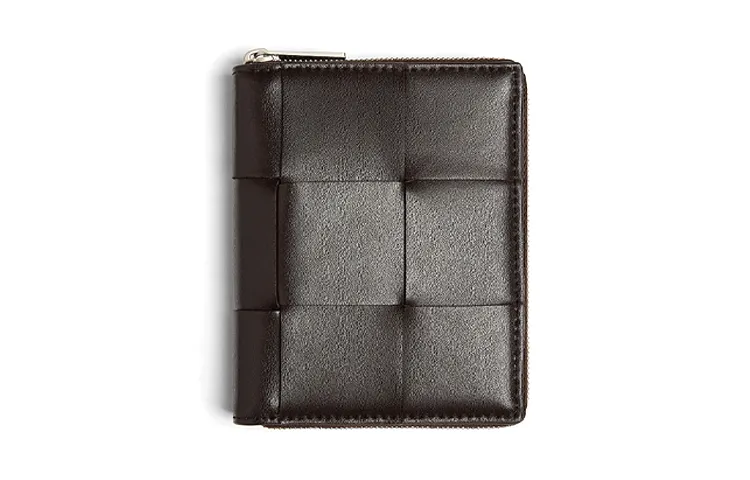 Bottega Veneta Bottega Veneta Luggage Collection Leather Wallet Mini Men's Black