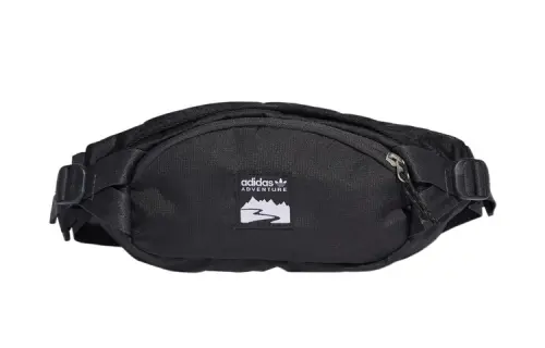 Adidas Originals Recycled Polyester Fanny Pack Sling Bag Crossbody Bag Regular Unisex Black