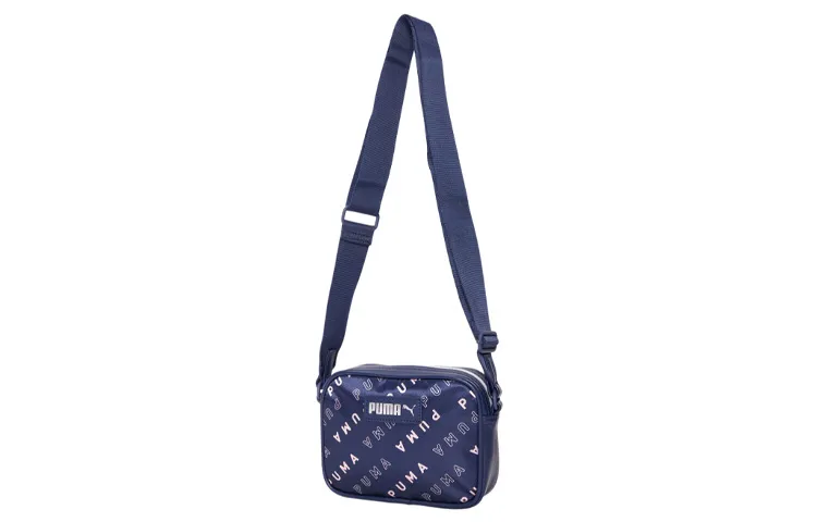 PUMA Artificial Leather Camera Bag, Crossbody Bag, Shoulder Bag Unisex Blue