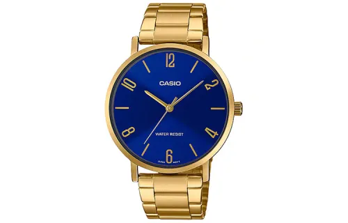 CASIO Men Standard Series Blue Watch MTP-VT01G-2B2U