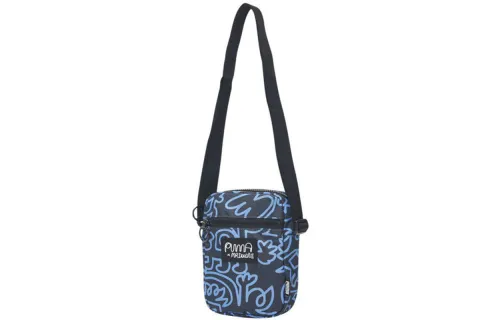 PUMA Mr Doodle Collaboration Fabric Crossbody Bag, Shoulder Bag Men's Blue