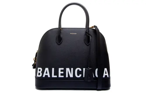 Balenciaga Calfskin Shoulder Bag, Handbag Large Women's Black