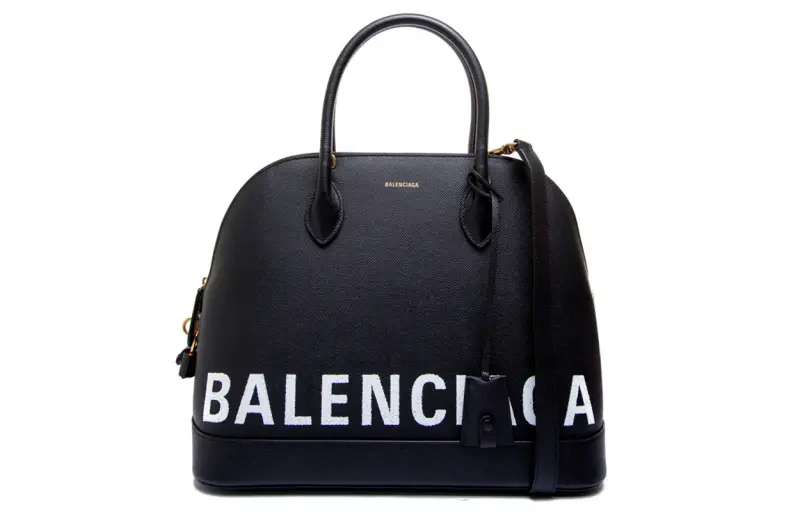 Balenciaga Calfskin Shoulder Bag, Handbag Large Women's Black