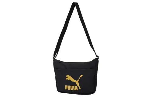 PUMA Fabric Messenger Bag, Shoulder Bag Unisex Black