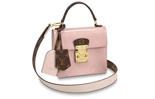LOUIS VUITTON Spring Street Calfskin Shoulder Bag, Handbag Women's Pink