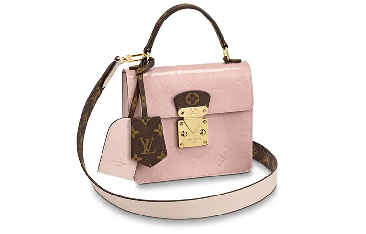 LOUIS VUITTON Spring Street Calfskin Shoulder Bag, Handbag Women's Pink