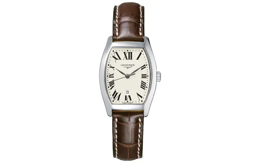 LONGINES Collection Quartz Movement 30m Waterproof Women's Watch 30.6mm White Dial Stainless Steel Case