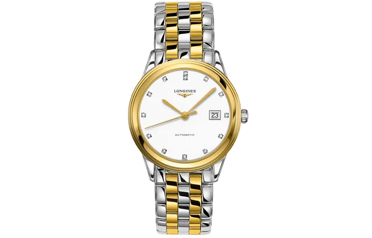LONGINES Military Flag Collection Automatic Mechanical Movement 30m Waterproof Men's Watch White Dial