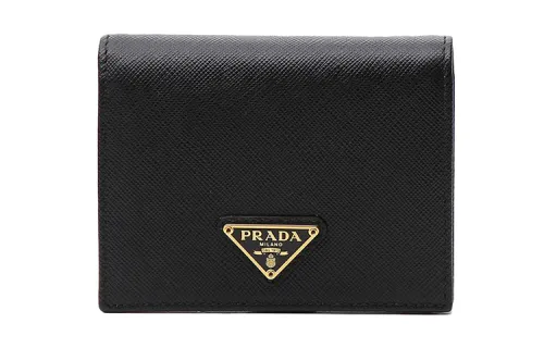 PRADA Saffiano Leather Wallet Unisex