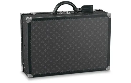 LOUIS VUITTON Canvas Hard Case Unisex Black