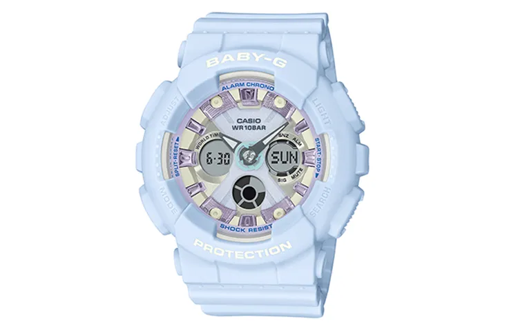 CASIO Women's BABY-G Blue Watch BA-130WP-2APR