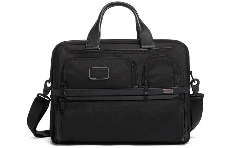 TUMI Alpha 3 Nylon Briefcase Unisex