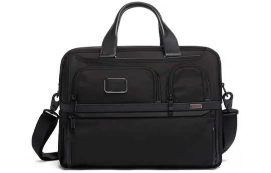TUMI Alpha 3 Nylon Briefcase Unisex