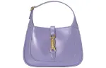 GUCCI Jackie 1961 Leather Crescent Shoulder Bag Shoulder Bag Small Women's Light Purple