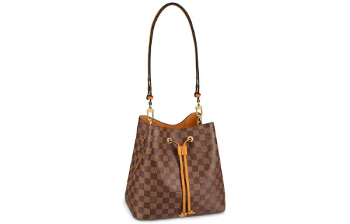 LOUIS VUITTON NOE Leather Bucket Bag, Portable Crossbody Bag, Shoulder Bag Women's