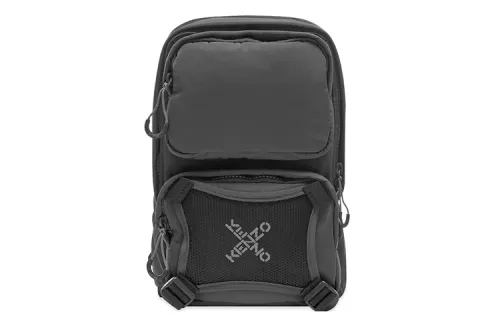 KENZO Polyester Crossbody Bag Sling Bag Men's Black
