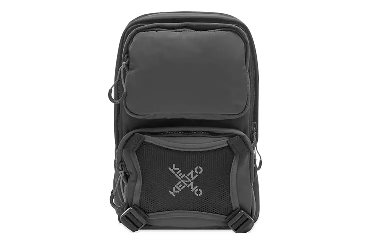 KENZO Polyester Crossbody Bag Sling Bag Men's Black