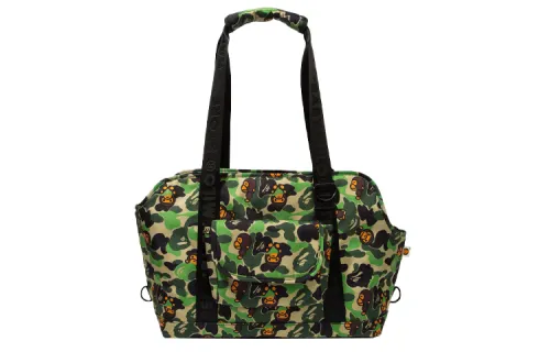 A BATHING APE Polyester Pet Carrier Handbag Unisex Camouflage