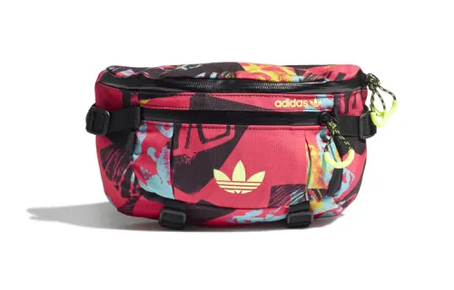Adidas Originals Polyester Plain Weave Fabric Sling Bag, Fanny Pack Regular Unisex Multicolor