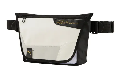 PUMA Ralph Sampson Textile, Artificial Leather Messenger Bag, Crossbody Bag, Shoulder Bag Unisex White