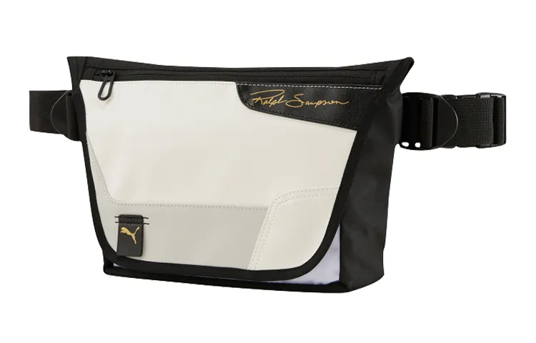 PUMA Ralph Sampson Textile, Artificial Leather Messenger Bag, Crossbody Bag, Shoulder Bag Unisex White