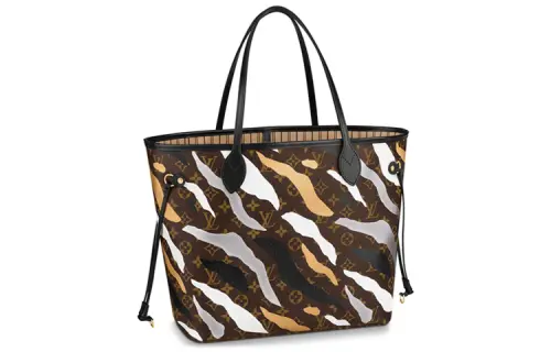 LOUIS VUITTON Lvxlol Neverfull Monogram Without Pouch Mm Gold/Silver