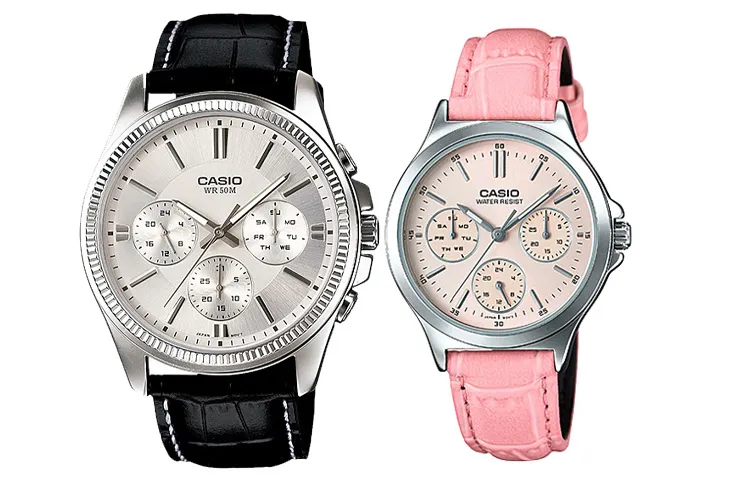 CASIO Unisex Pair Table Series White Watch