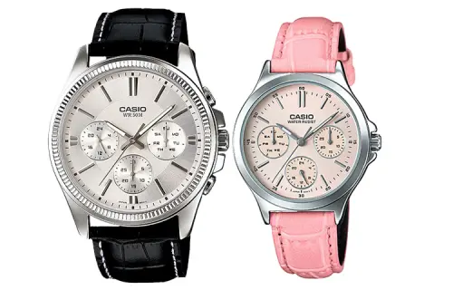 CASIO Unisex Pair Table Series White Watch