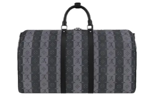 LOUIS VUITTON X Nigo Keepall Bandouliere 55 Monogram Stripes Eclipse