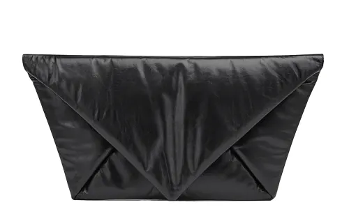Bottega Veneta Nappa Leather Envelope Bag, Clutch Women's Black
