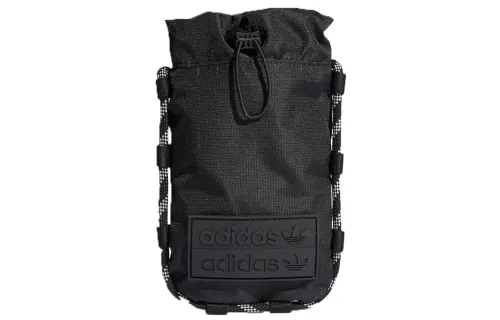 Adidas Originals Recycled Material Sports Bag, Coin Purse, Card Holder, Shoulder Bag Unisex Black