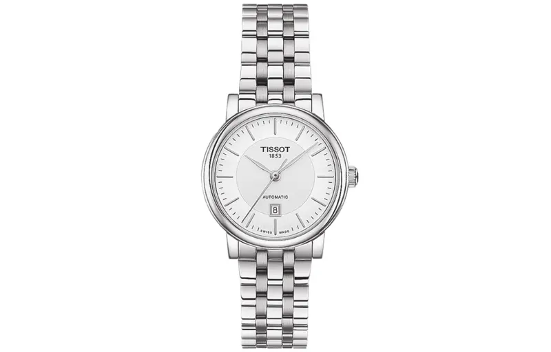 TISSOT Kason Zen I Collection Automatic Mechanical Movement Women's Watch 30mm Silver Dial Steel Strap