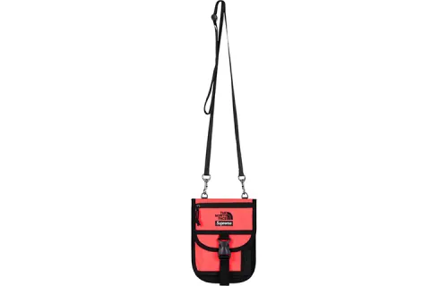 Supreme X The North Face Collaboration Nylon Crossbody Bags Regular Unisex Bright Red