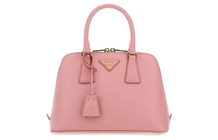 PRADA Leather Handbag Women's Pink