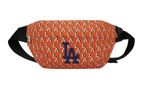 MLB Polyester One Shoulder Crossbody Fanny Pack Regular Unisex Orange